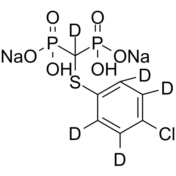 Tiludronate-d5 sodium (Tiludronic acid-d5 (sodium))